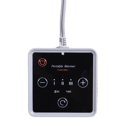 Quiet Floor Foot Warmer Under Desk W/ Thermostat & Timer Personal Electric Panel Space Heater Portable And Safe Electric Heater